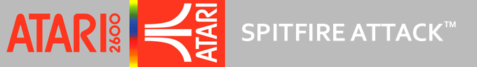 Spitfire Attack logo for Atari 2600